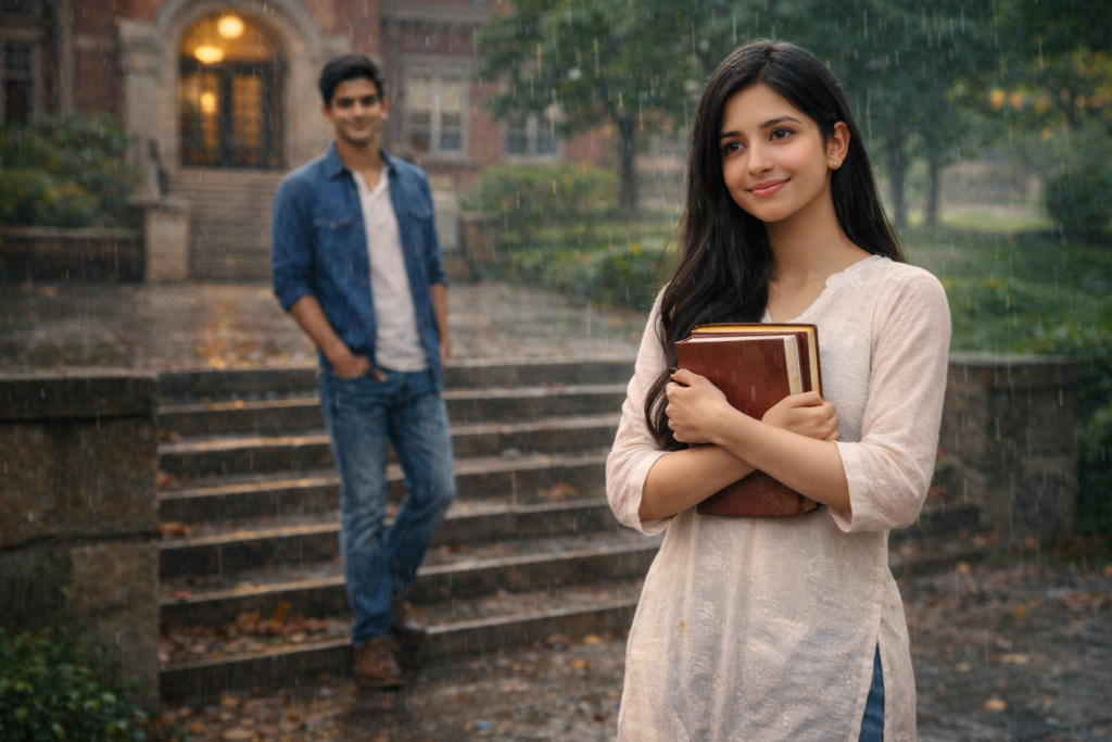 college-first-meeting-library-steps-girl-books-romantic