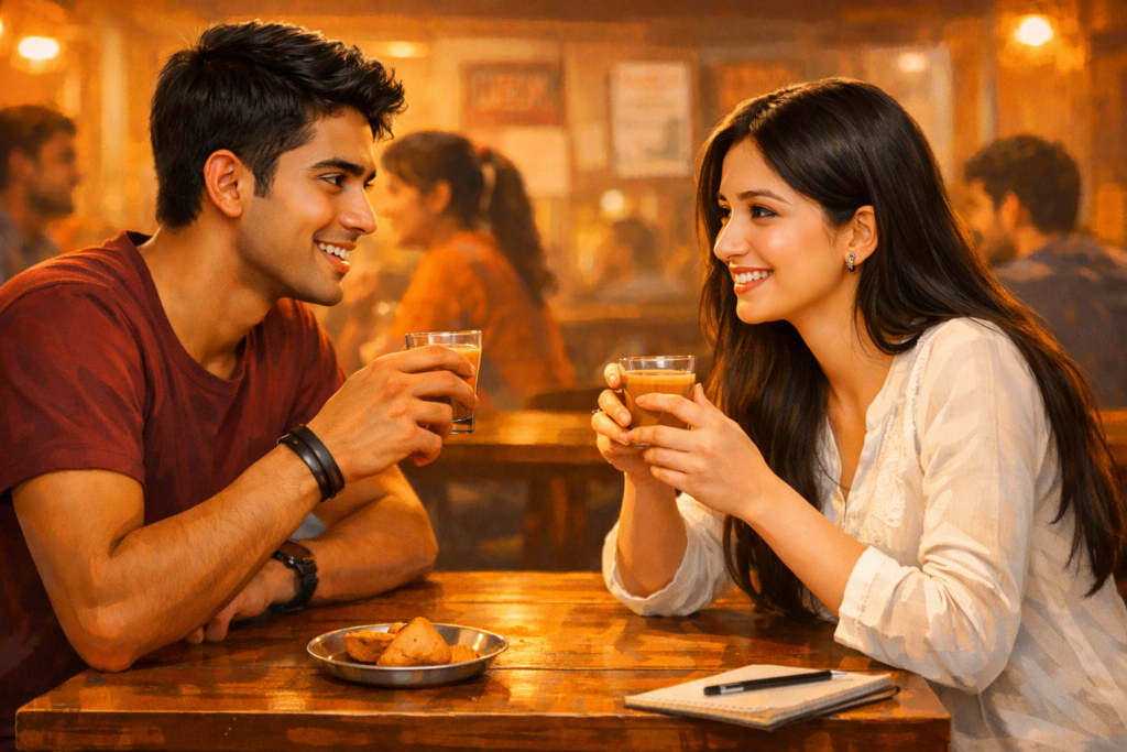 college-canteen-conversation-couple-chai-friendship